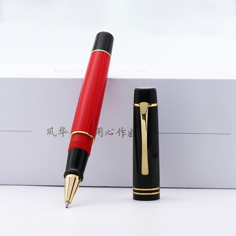 962 High Quality Luxury Gift with OEM Custom Logo Design Acrylic Push-Piston Roller Pen